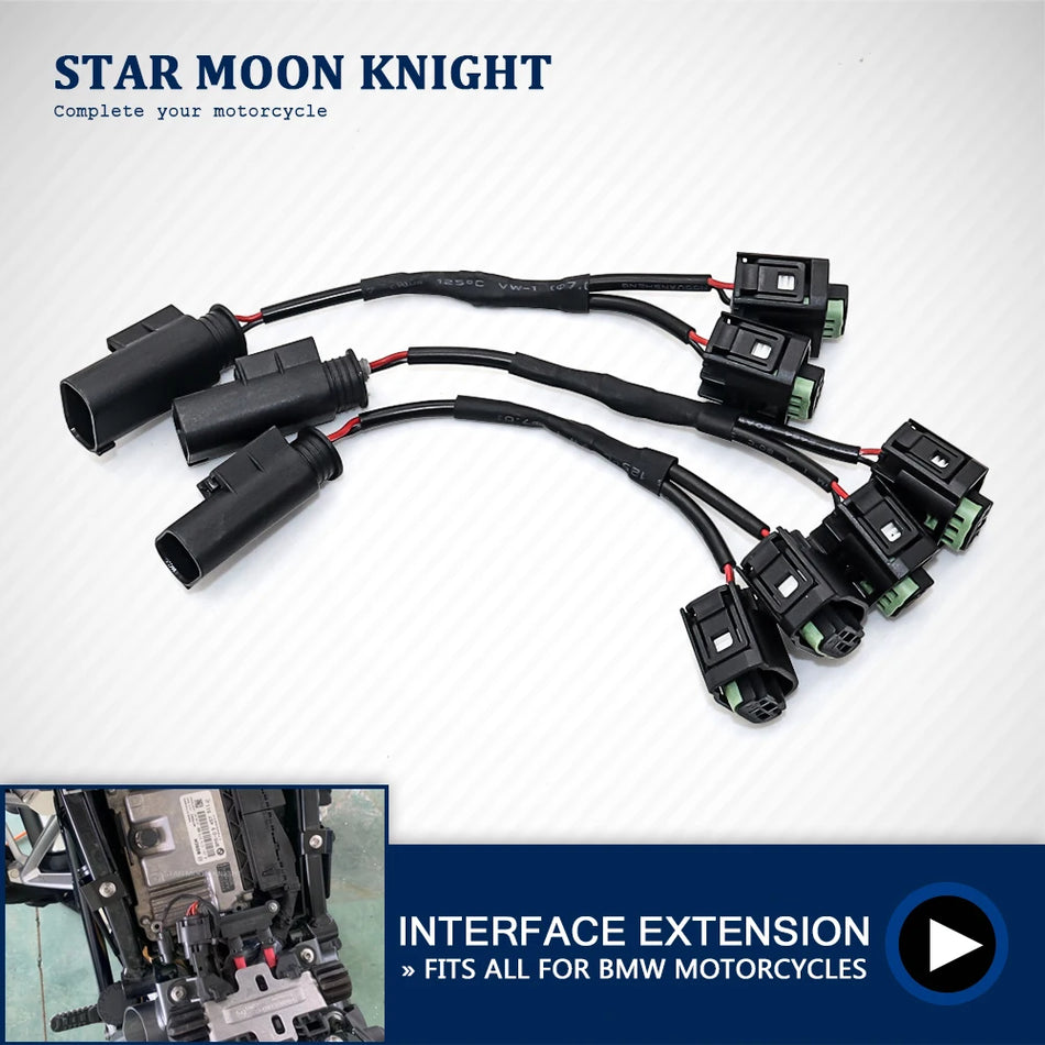 BMW Motosiklet Kablo Seti Hızlı Bağlantı F700GS/F800GS/F750GS/F850GS F900R F900XR, Shunt Devre Soket Uzatma ABS