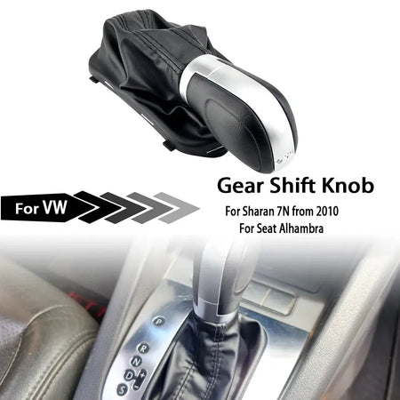 Leather Shift Knob for VW Golf 6 Jetta MK6 Automatic DSG by InterCyprus Trading Ltd