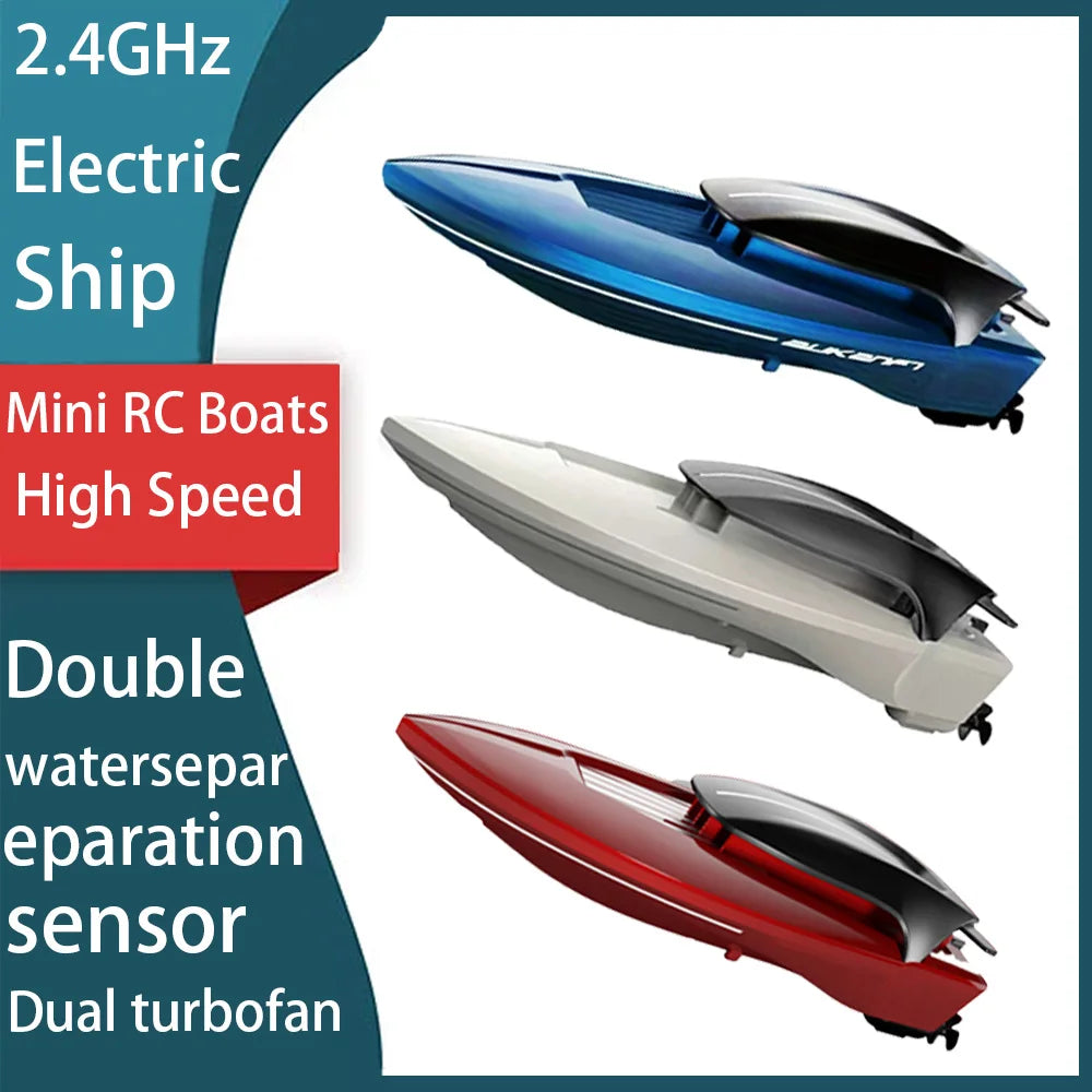 New Mini RC Boat Remote Control High Speed &ndash; LED Light
