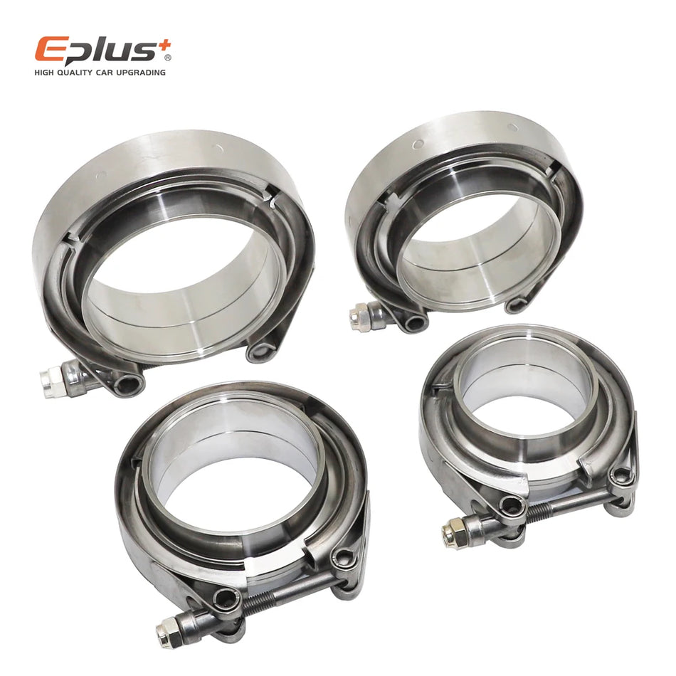 304 Stainless Steel V-Band Clamp for Turbo Exhaust Pipe Universal
