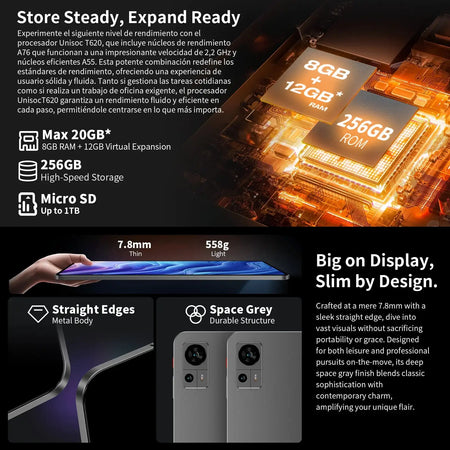 Teclast T60 Android 14 Tablet 12 Inch 2K Display 90Hz 4G LTE