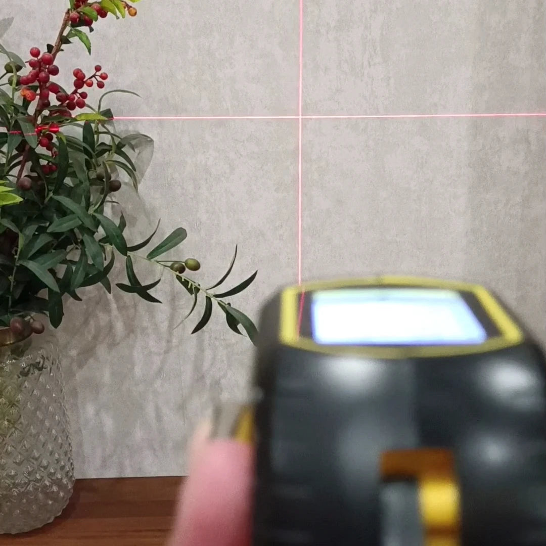3-in-1 Digital Laser Tape Measure with High Precision Steel Tape