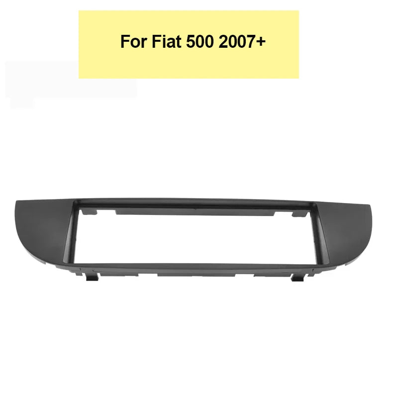 Kit de marco de radio 1 Din para Fiat 500 desde 2007 en adelante para moldura del salpicadero