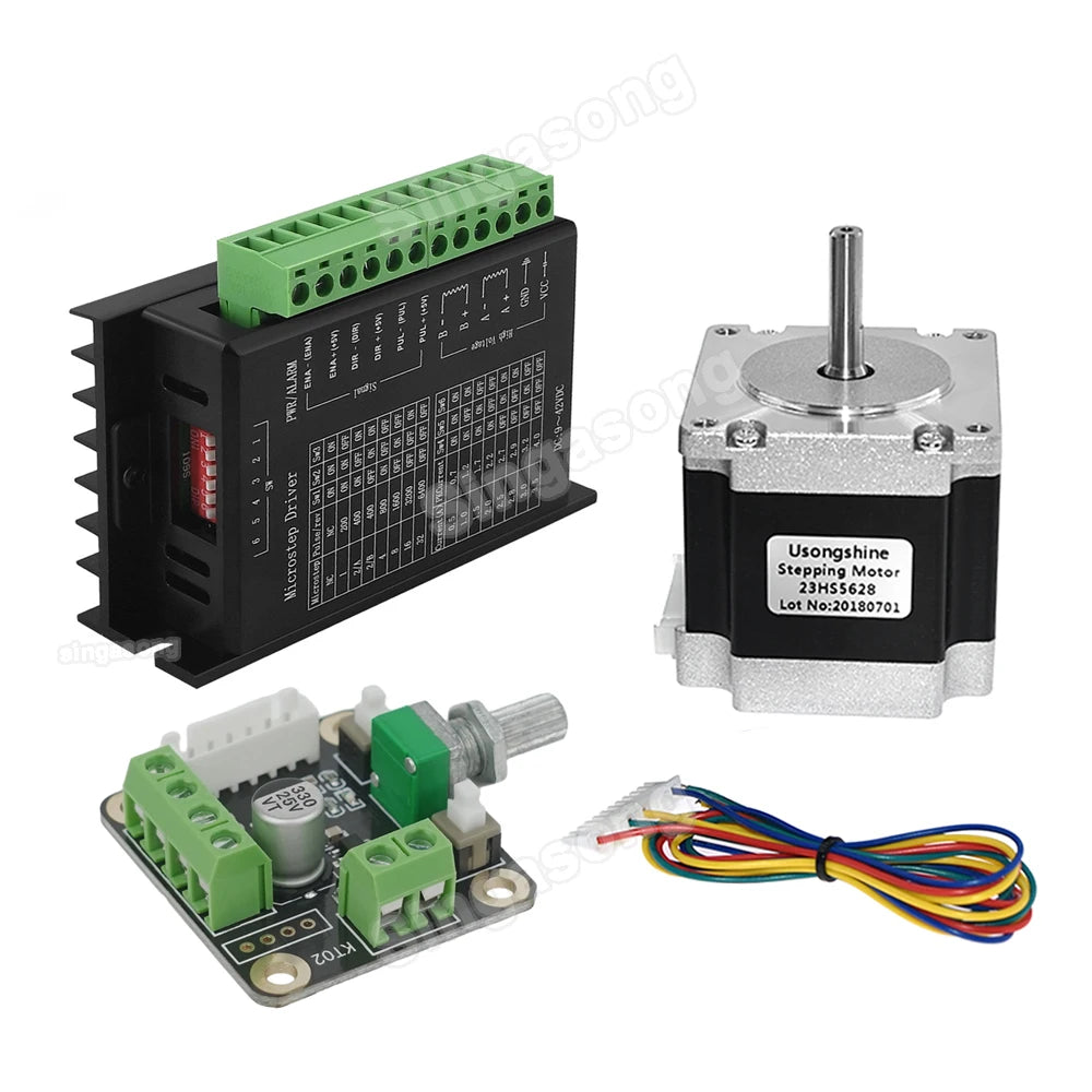 Nema 23 23HS5628 Stepper Motor &ndash; Exceptional Precision and Control with TB6600 / 23HS5628-6.35