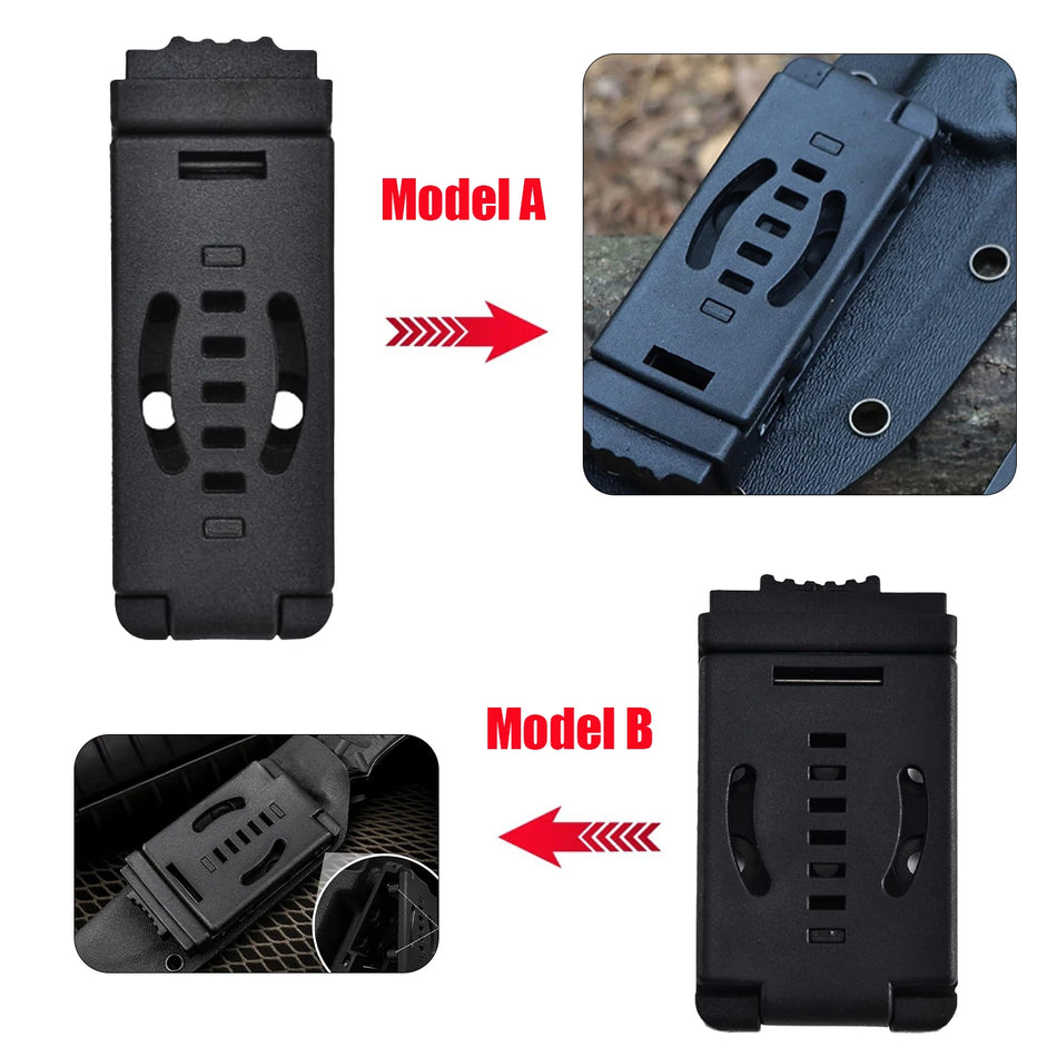 Fondina per Coltello Tattico con Clip per Cintura in Nylon Regolabile per EDC