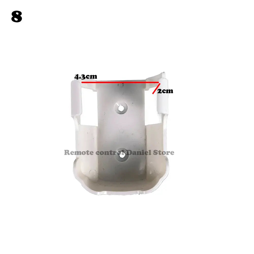 Air Conditioner Remote Holder White Remote Controller Holder Bracket Holder by InterCyprus Trading Ltd