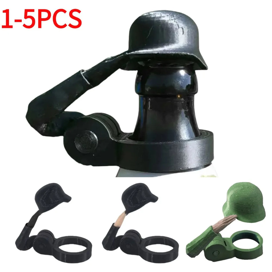 Στρατιωτικό Χαιρετισμό Μπουκάλι Μπύρας Κράνος Καπάκι Σταματητής Εξοπλισμός Πάρτι