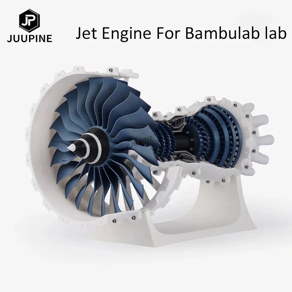 Bambu Lab Jet Engine 006 Model Components Kit for DIY 3D Printing