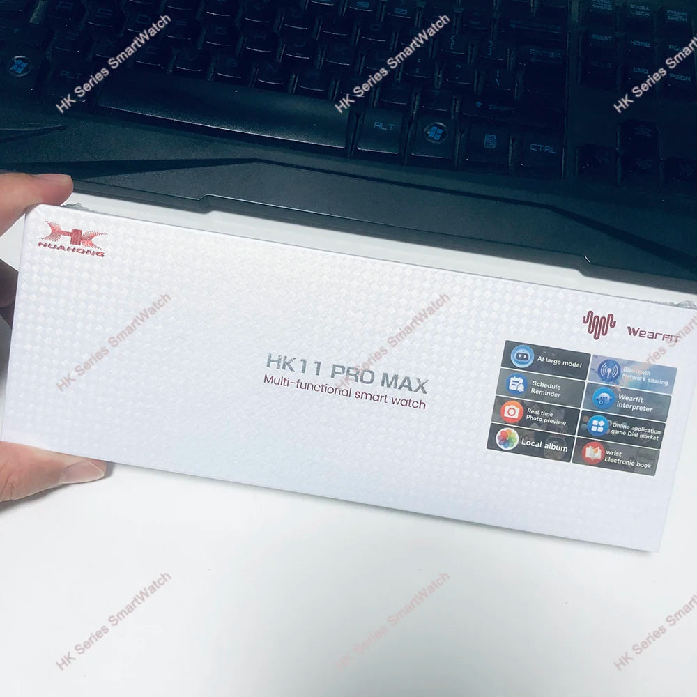 HK11 Pro Max Smartwatch 2025 &ndash; AI Chat Robot AMOLED Display