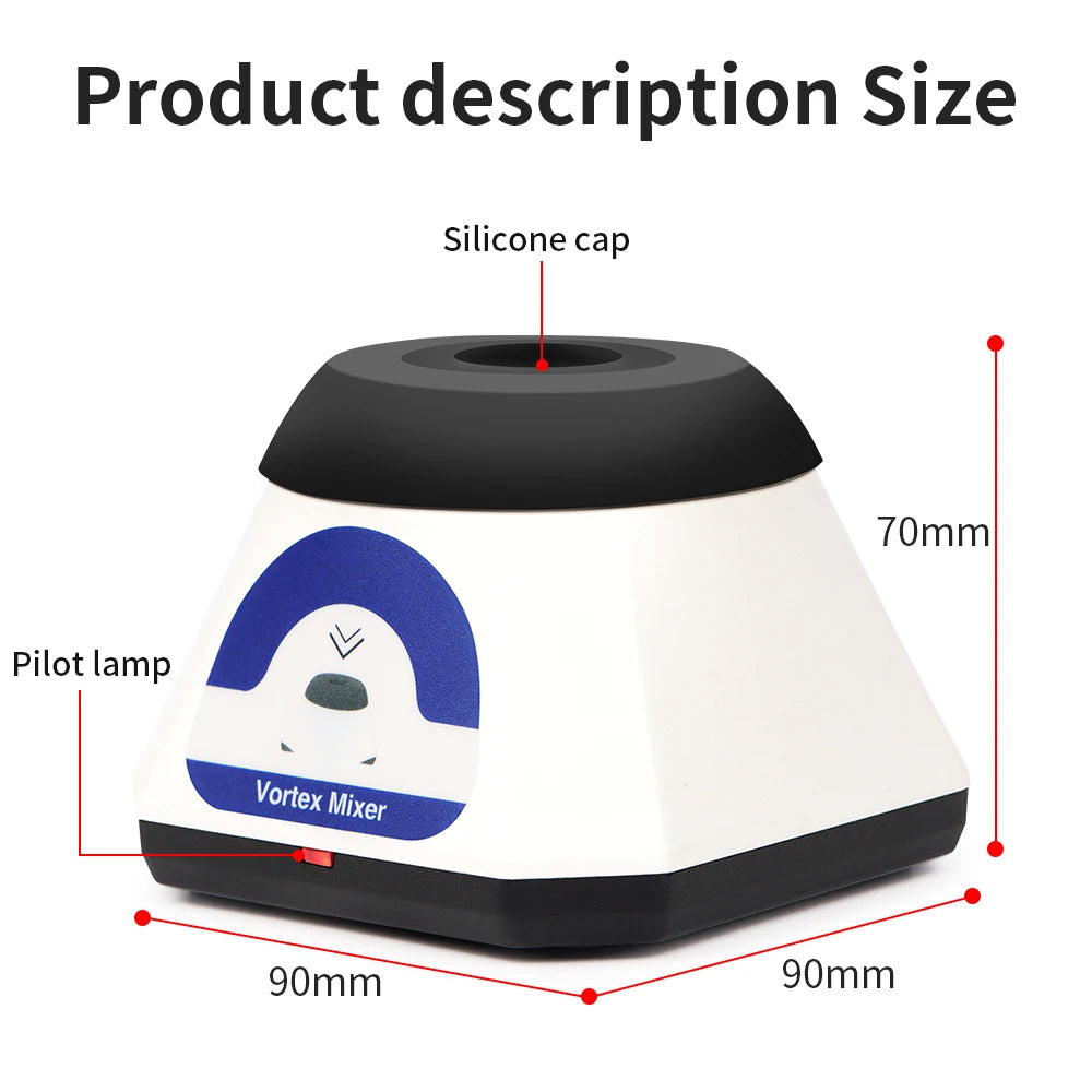 Laboratory Mini Vortex Mixer VM1S &ndash; 3500rpm Vortex Mixing