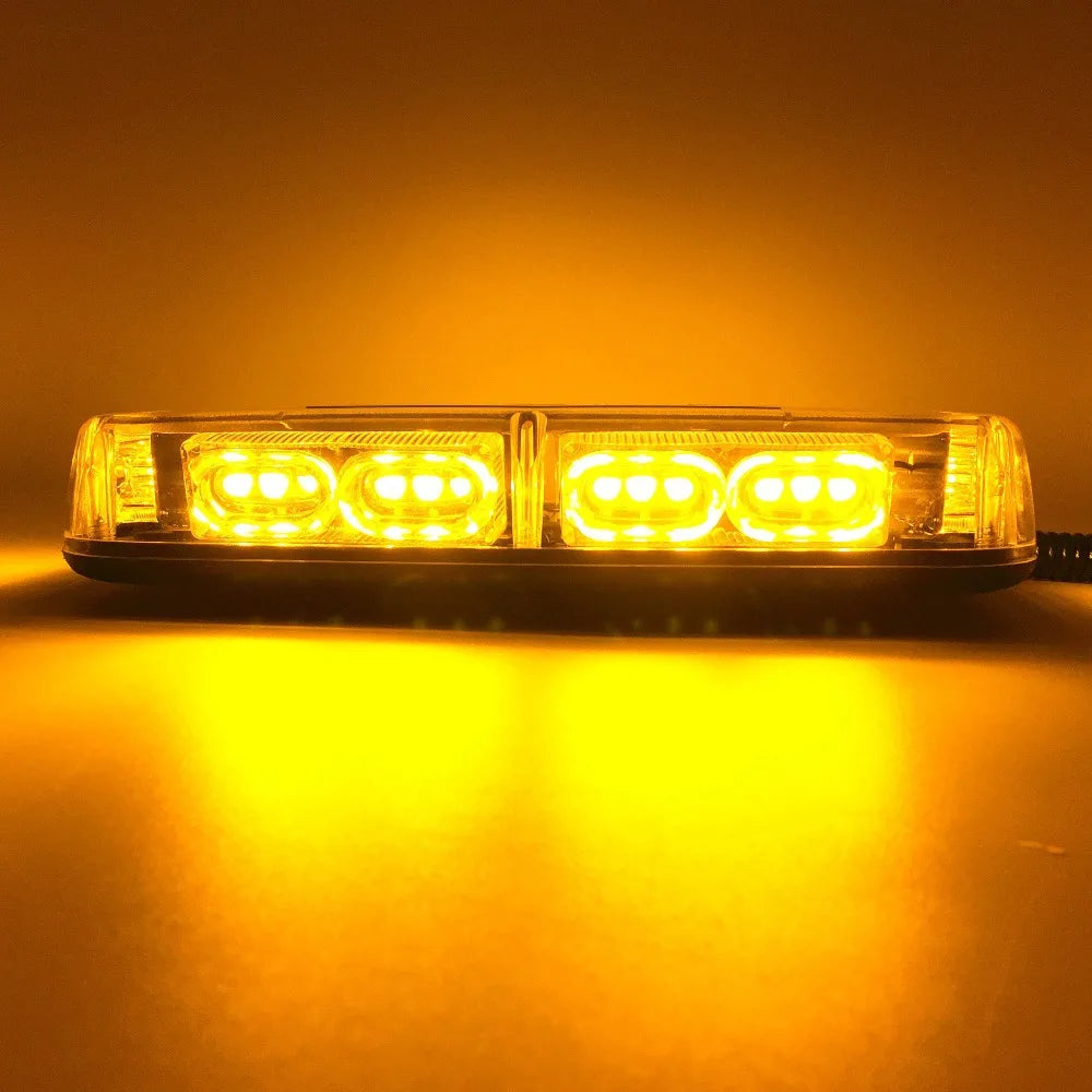 36 LED Emergency Roof Top Strobe Light &ndash; Visibility 12V Yellow / 4300K