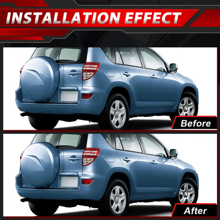 Rear Bumper Reflector Lights NO BULB For Toyota RAV4 2005-2012 Tail Parking Brake Light Warming Signal 81456-42010 81457-42010 by InterCyprus Trading Ltd