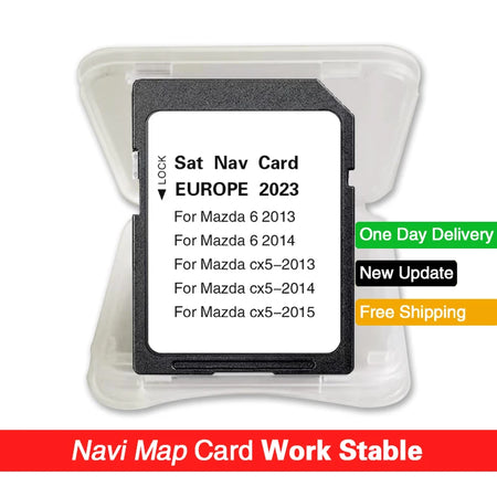 Latest Sat Navi SD Card 2024 Mazda 6 CX-5 &ndash; GPS Map Update CHINA / for Mazda 6 or CX-5