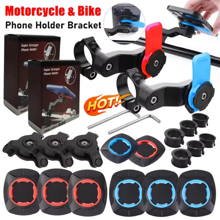 Motorcycle Bike Phone Holder &ndash; 360 Degree Rotatable Design