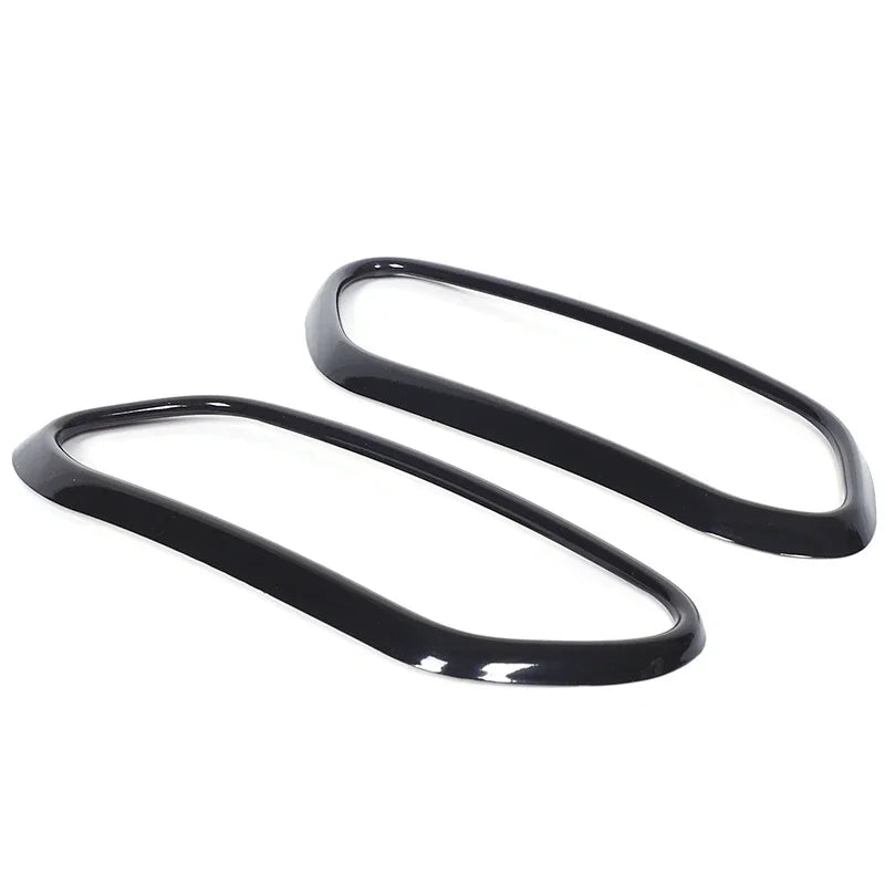 Läikiv must roostevaba terasest tagasummuti kate Volvo XC60 2 tk