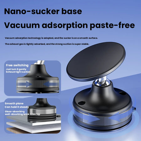 CrownQu CCT29 &ndash; Strong Magnetic Suction Cup with 360 Degree Rotation