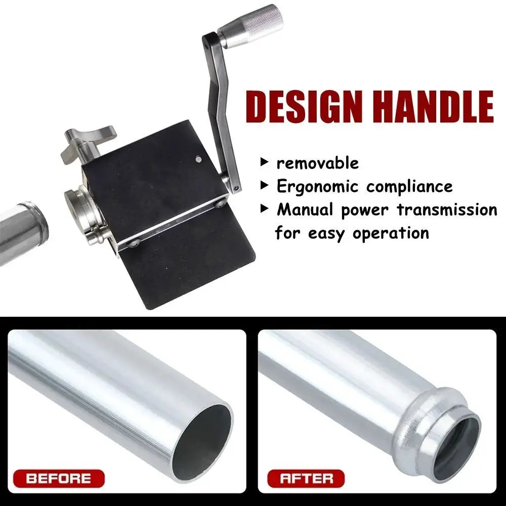 Tubing Beader Tool Manual Bead Roller Intake and Intercooler Piping Crimping Tool Fit 5/8" or Larger ID Tubes Aluminum by InterCyprus Trading Ltd