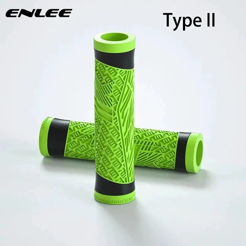 ENLEE Mtb Bike Grips Handle Flat Handlebar Bicycle Silicone Mountain Bicycle Handlebar Covers Soft Ultralight Grips Accessories by InterCyprus Trading Ltd