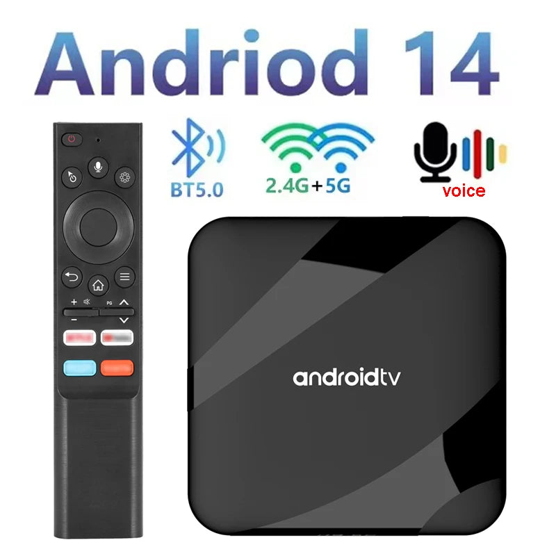 TV98 ATV W2 &ndash; Android 14 Ultra HD 8K Dual WiFi 4G 5G BT5