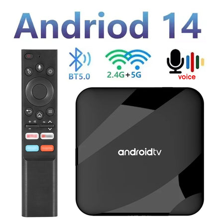 TV98 ATV W2 &ndash; Android 14 Ultra HD 8K Dual WiFi 4G 5G BT5