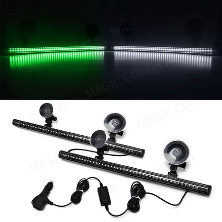 96 LED Car Strobe Light Emergency Flash Warning Lamp 2-in-1 3030 SMD Windshield Bar Auto Traffic Advisor Car Accessories 12V-24V by InterCyprus Trading Ltd