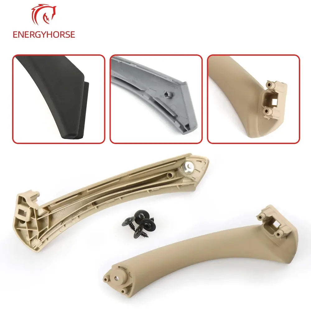 LHD RHD Beige Black Gray Interior Door Pull Handle Set Replacement For BMW 3 Series E90 E91 E92 316 318 320 325 328i 2004-2012 by InterCyprus Trading Ltd