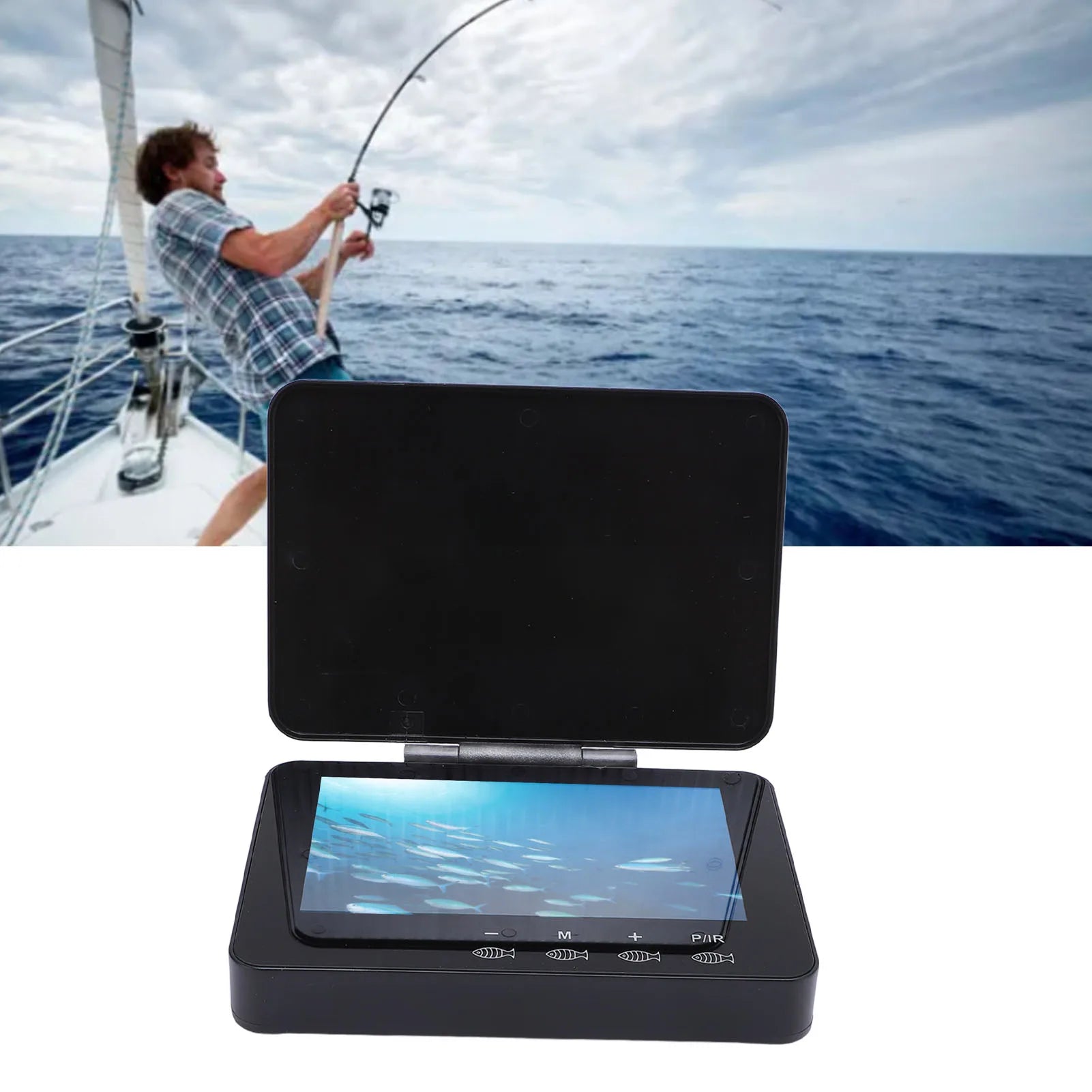 Fish Finder Camera Screen - 4.3 Inch HD Touchscreen, Long Battery Life