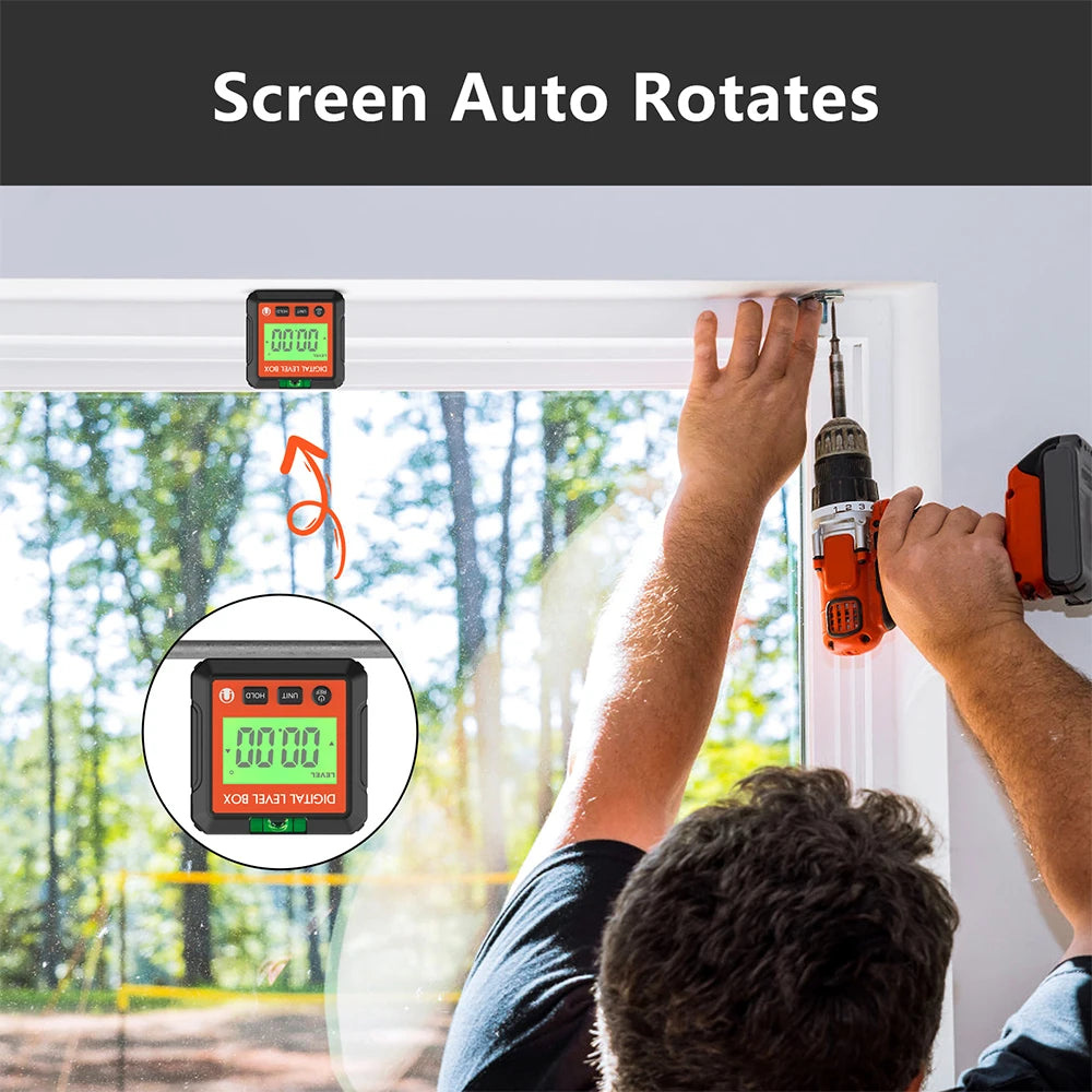 Digital Angle Gauge Magnetic Protractor &ndash; Ultra Lightweight