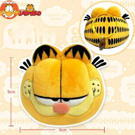 Kawaii Garfield Plush Keychain - Cute Cartoon Doll for Bags &amp; Gifts keychain D / CHINA