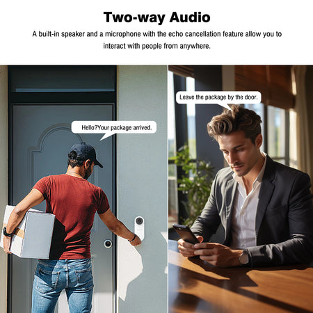 BR100PB2 - Wireless 2MP Video Intercom Door Bell With Camera