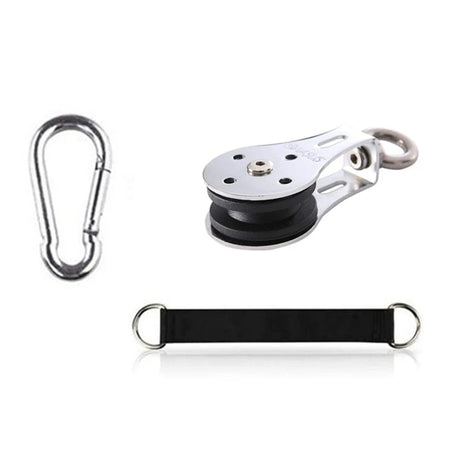 Silent 360&deg; Gym Cable Pulley System for DIY Home Fitness 1Set