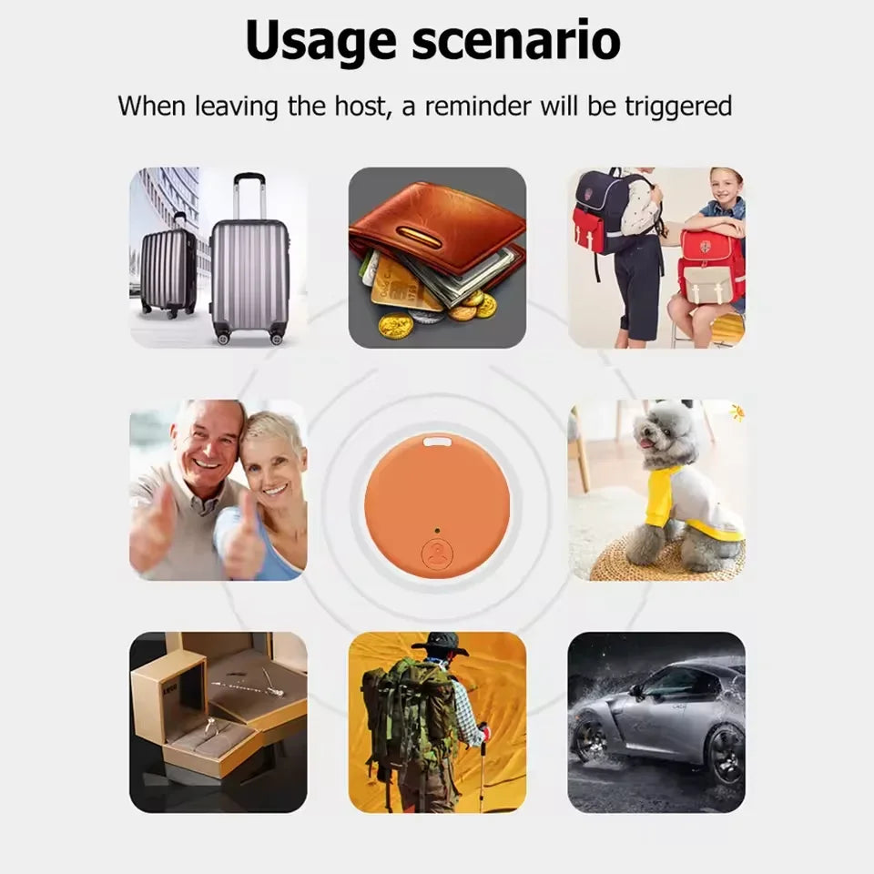 Smart Mini GPS Tracker - Anti-Lost Bluetooth Locator for Pets, Kids, and Valuables