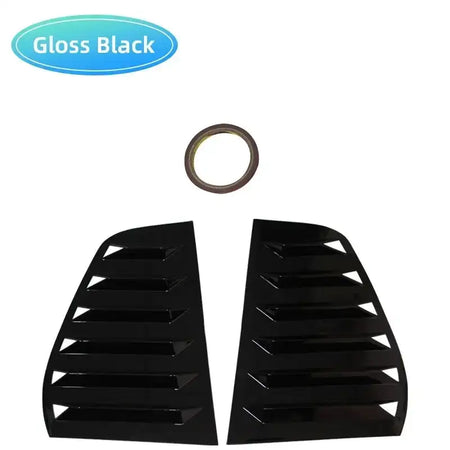 Pair ABS Carbon Fiber Window Trim For VW Golf MK5 MK6 MK7 Golf 6 Glossy Black