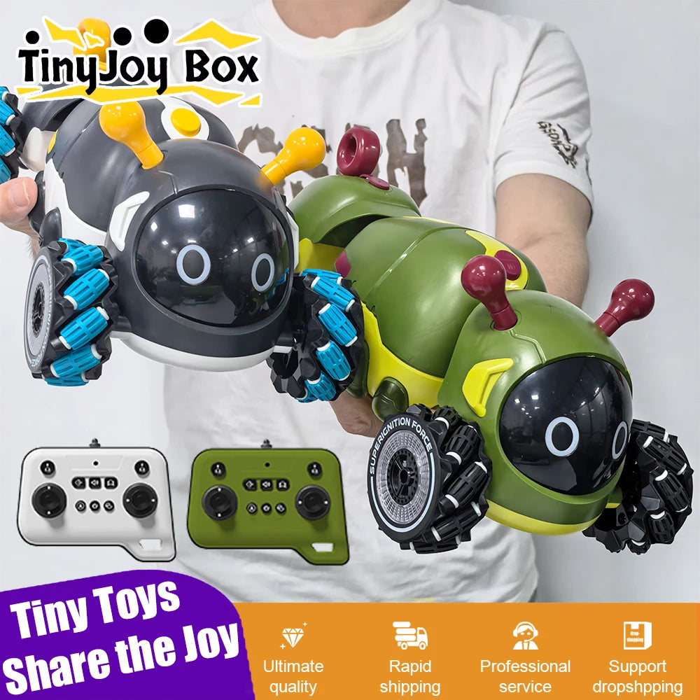 Intelligent Remote Control Insect 4WD RC Car &ndash; Spray Light