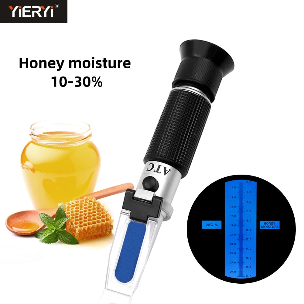 Honey Moisture Refractometer THE01533C &ndash; ATC Accuracy