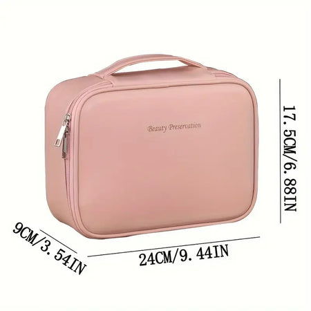 Large Capacity Waterproof Travel Cosmetic Bag with Divider