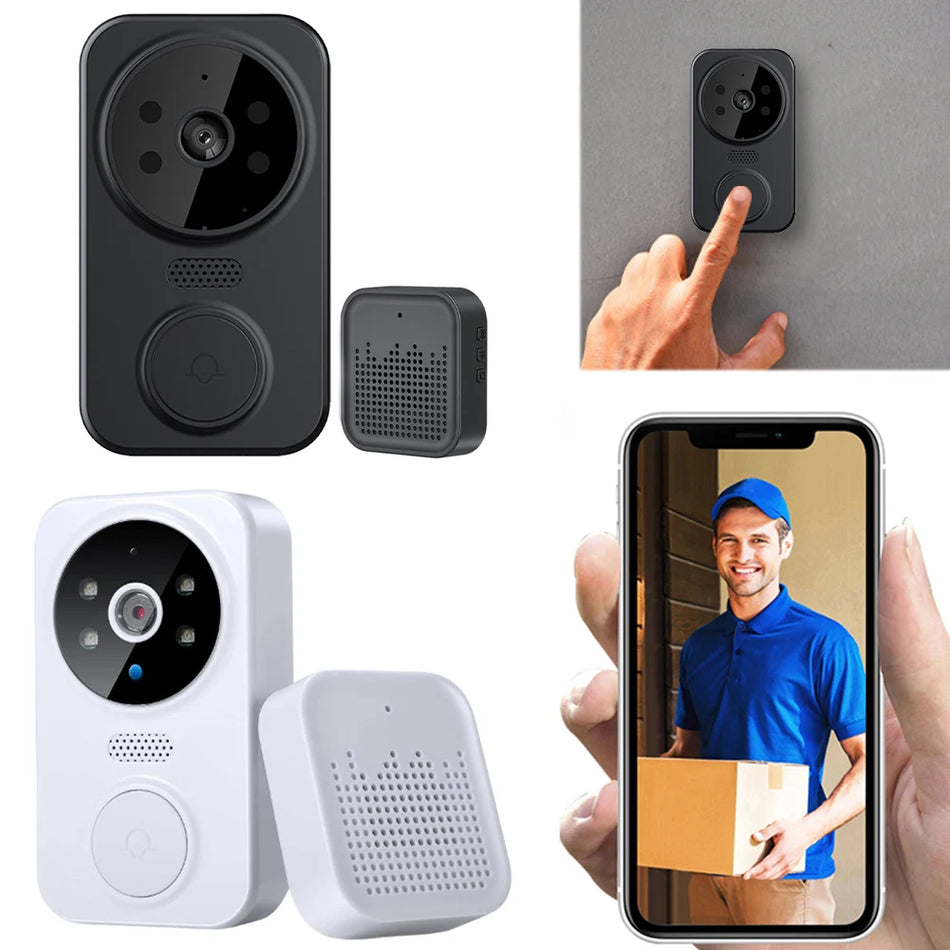 WiFi Smart Audio Doorbell Camera - 2-Way Audio Night Vision