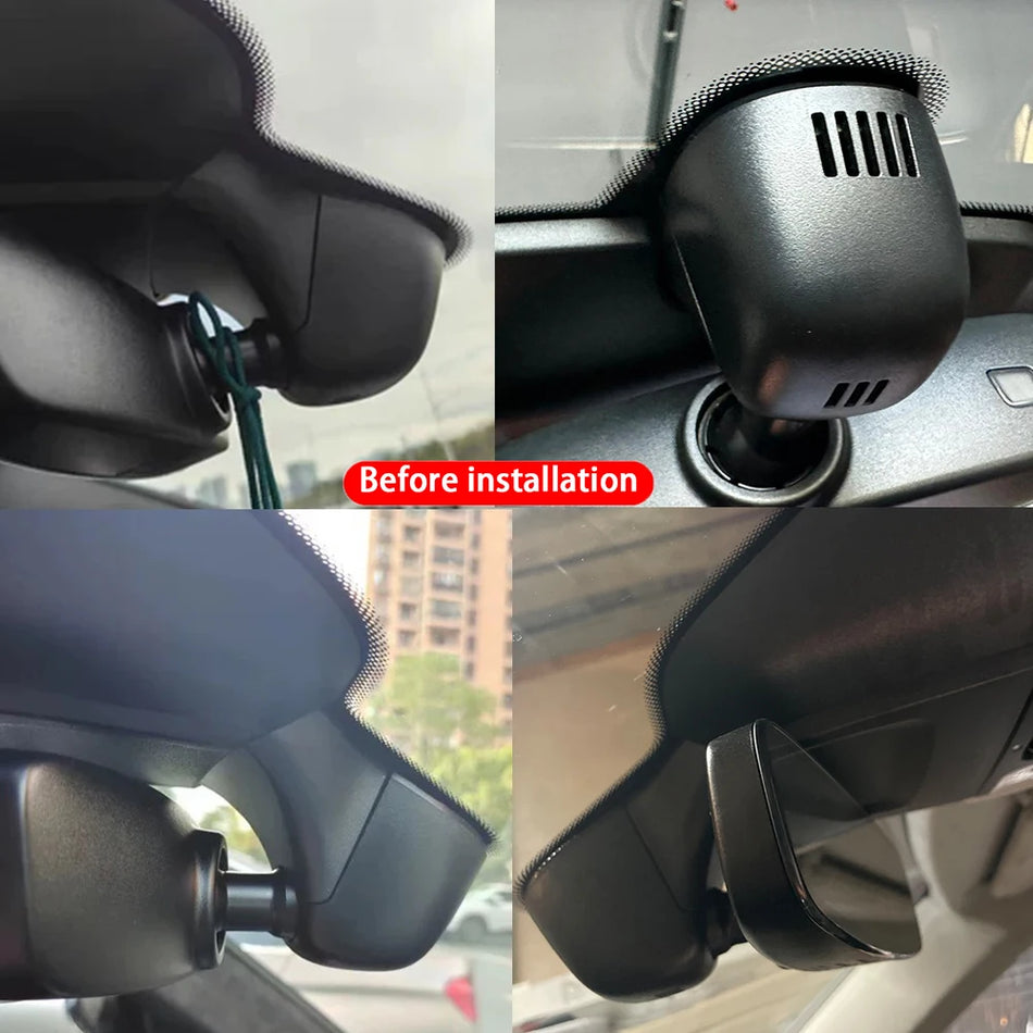 Dash Cam til Porsche Cayenne Panamera Taycan 911 Front og Bag med WiFi Ultra HD