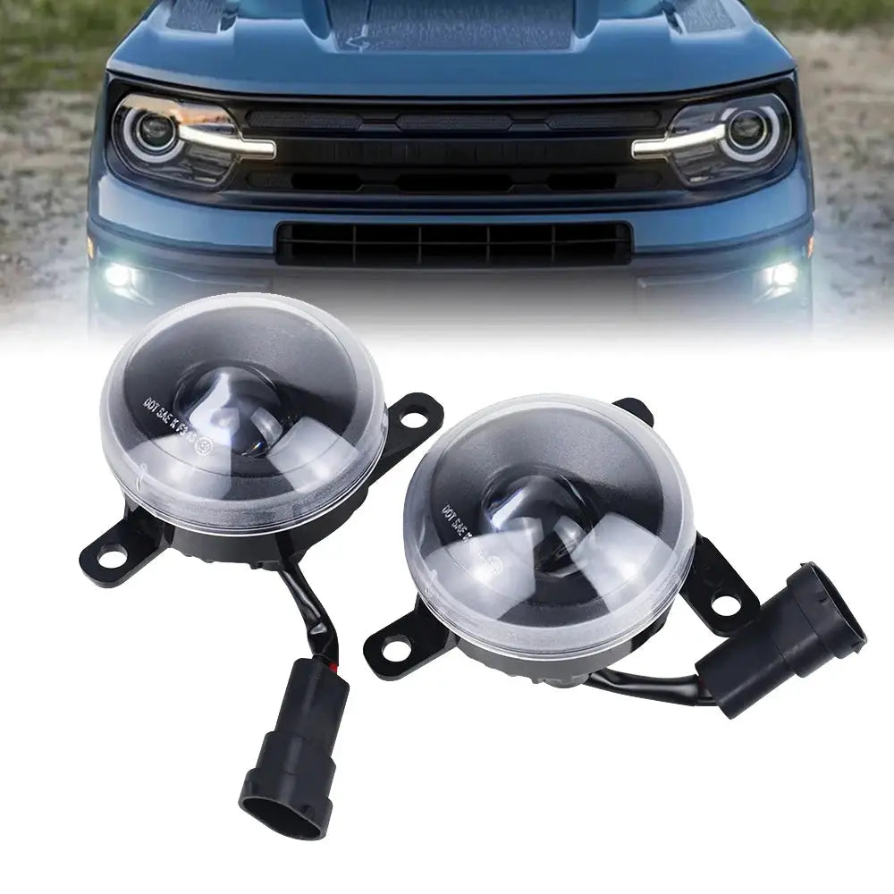 for Ford Bronco Sport 2021-2025 LED Front Bumper Fog Lights Driving Lamps by InterCyprus Trading Ltd