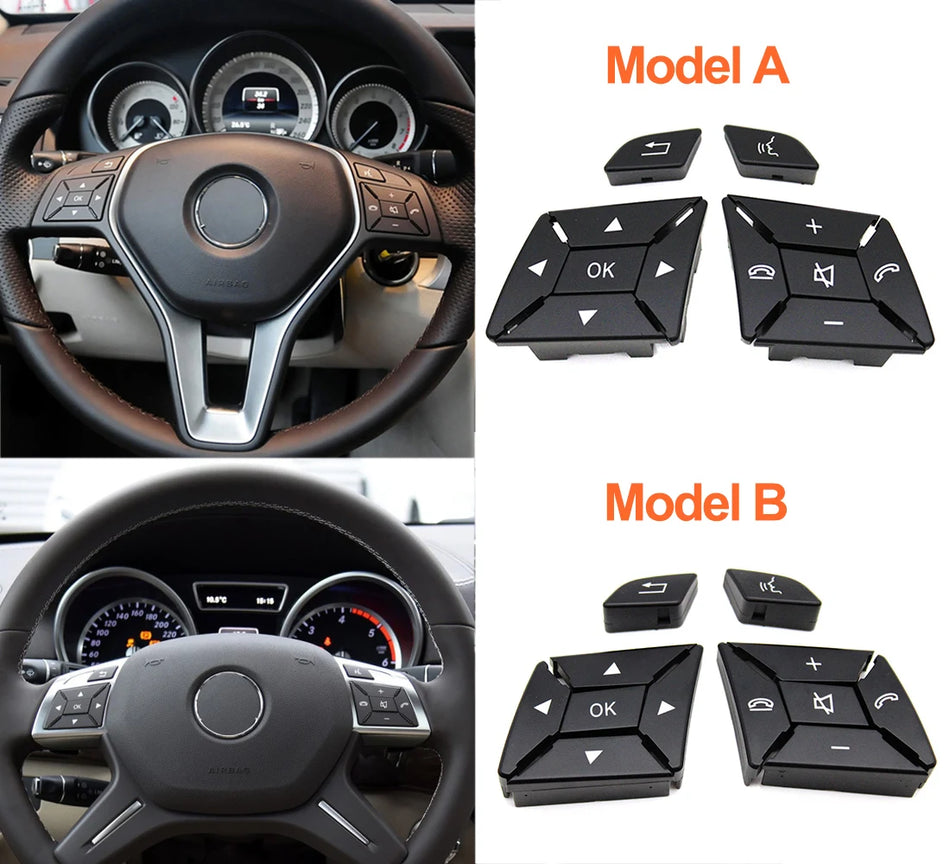 Steering Wheel Switch Keys for Mercedes-Benz W204 W212 A B C E GLA GLK ML GL GLS