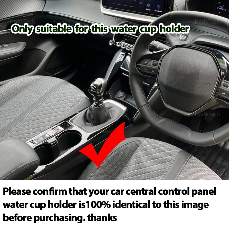Autobekerhouder Met Antislip Schokabsorberende Mat Voor Peugeot 2008