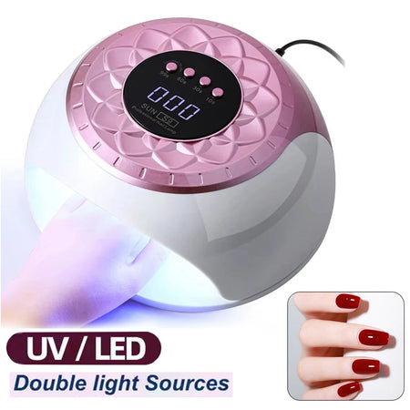 New UV Nail Lamp 268W &ndash; Fast Gel Curing for Home Salon Use