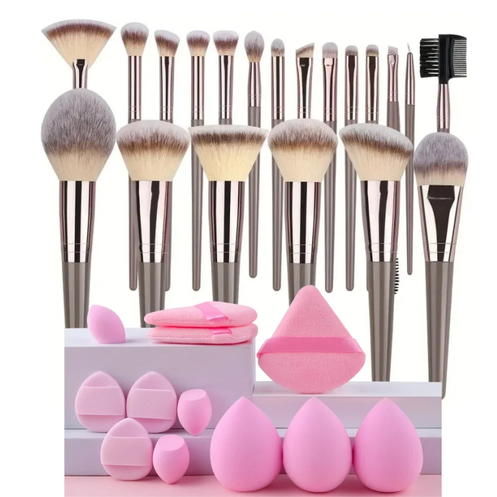 Professional Makeup Brushes Set - 3-20PCS Soft Fluffy Tools B P