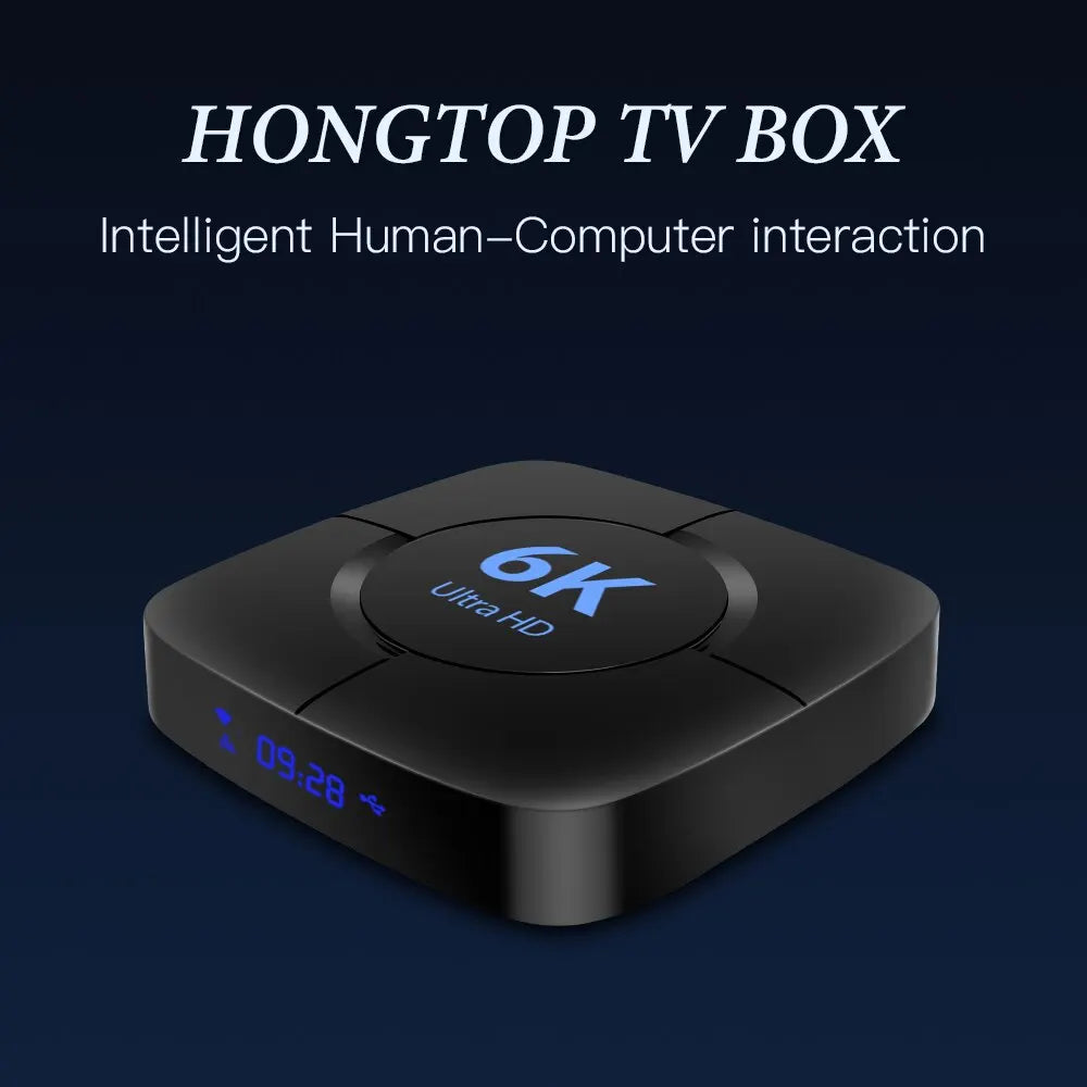HONGTOP Smart TV Box &ndash; Android 12 6K HDR Media Player