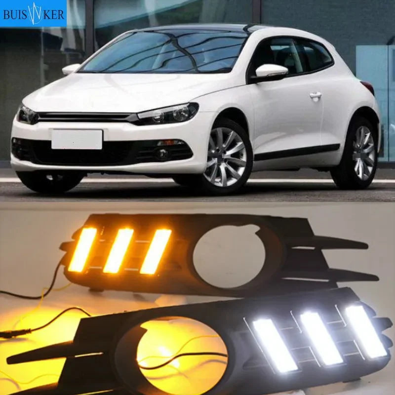 VW Scirocco R LED DRL 2009 2014 Päevasõidutuli Uduvalgusti