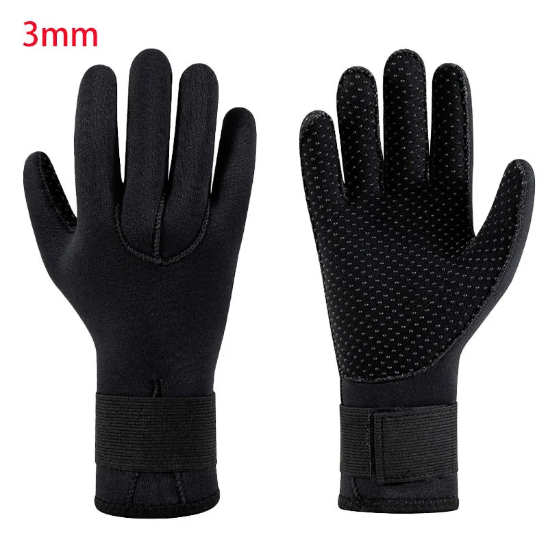 New Adult Diving Gloves - 3mm &amp; 5mm Neoprene Thermal Anti-Slip Gloves for Spearfishing, Surfing, Swimming, Kayaking, Snorkeling | YTYIN 3MM / M