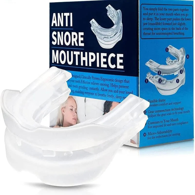 Anti Snoring Bruxism Mouth Guard - Comfortable Sleep Aid