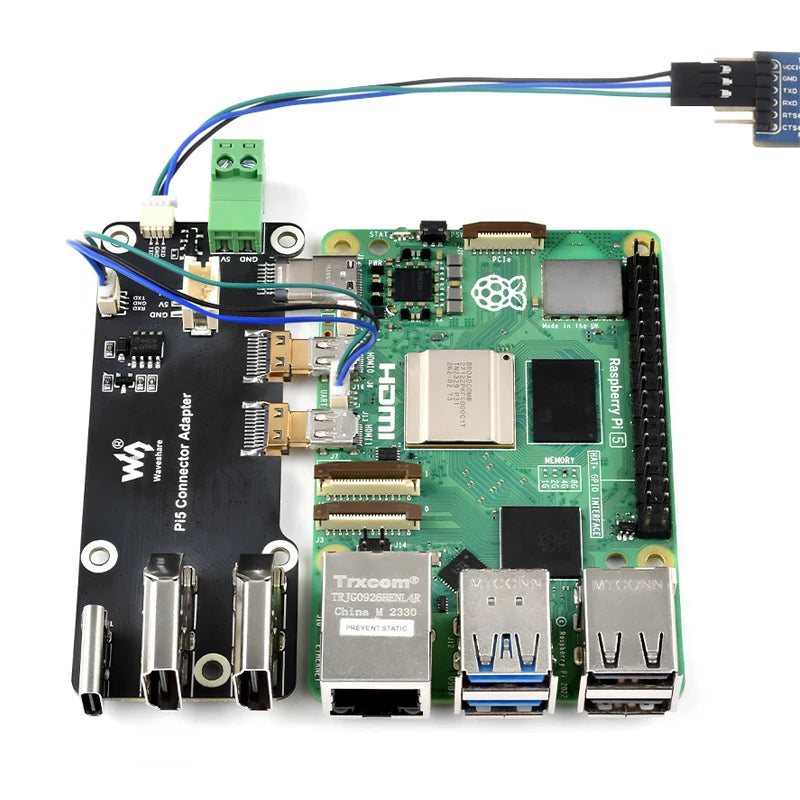 Raspberry Pi 5 4B Adapter &ndash; Dual 4K Output Capability