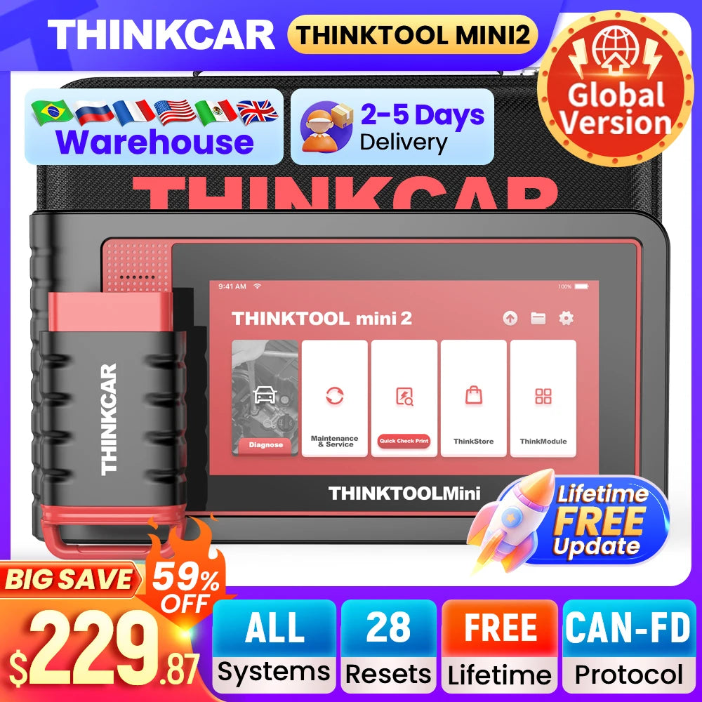 THINKCAR THINKTOOL MINI 2 CANFD &ndash; Bi-Directional Scan