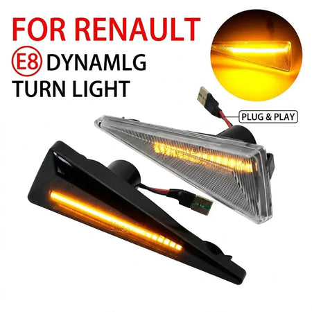 LED Dynamic Turn Signal Lights for Renault Megane MK2 CC Espace by InterCyprus Trading Ltd